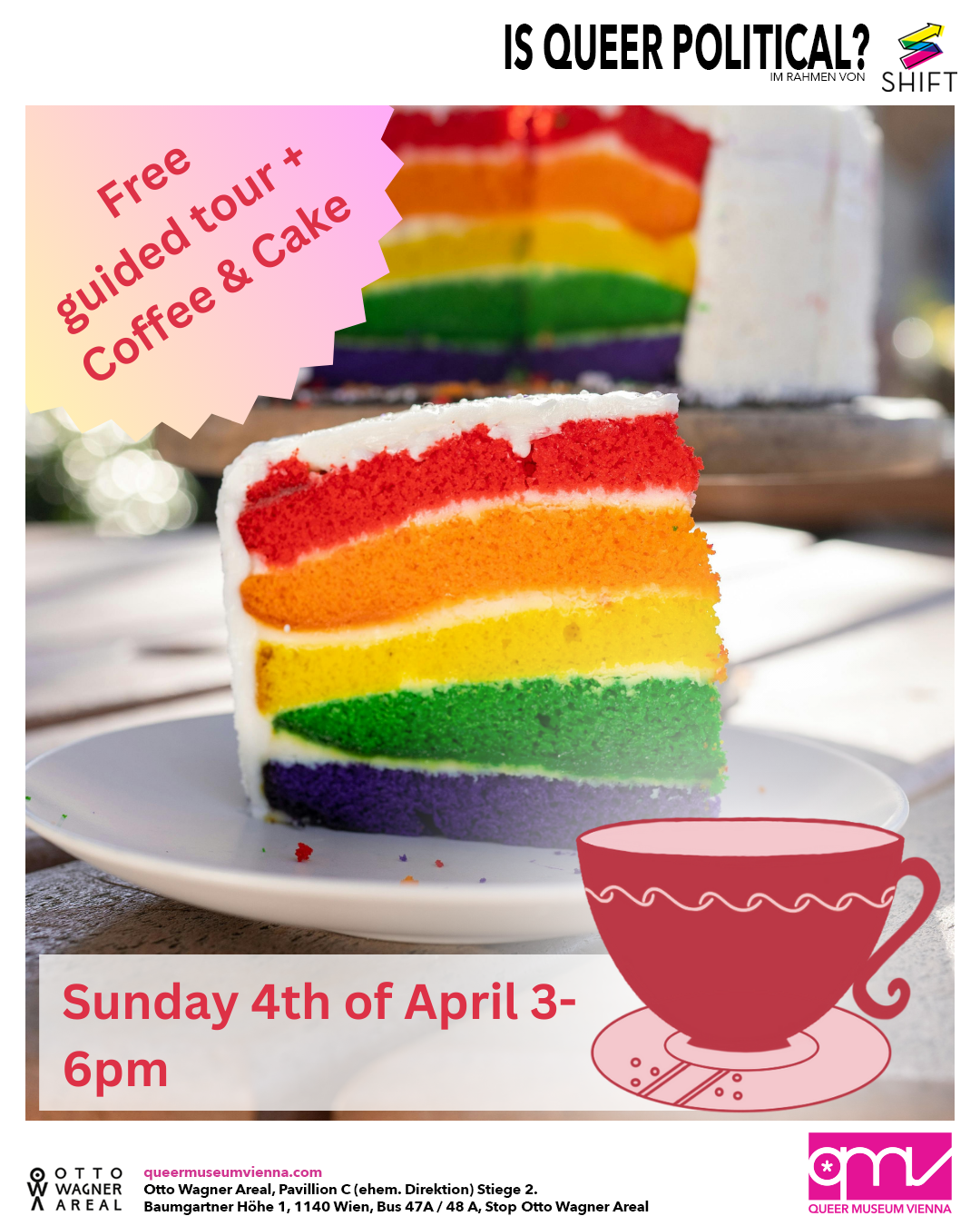 Coffee & Cake and free guided tour